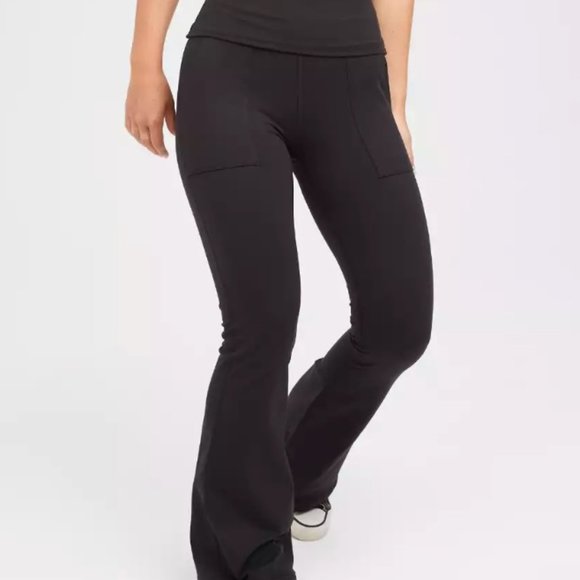 OFFLINE by Aerie Pants - OFFLINE By Aerie The Hugger High Waisted Foldover Flare Legging